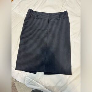 Express Black Pinstripe Pencil Skirt